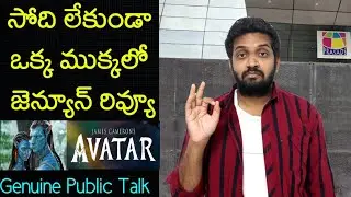 Jabardasth Mahidhar Review On Avatar Movie | James Cameron Avatar Review | Avatar Public Talk
