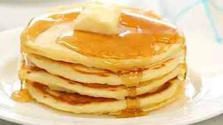 پان کەیک بە ئاسانترین شێوە و کەمترین کەرەستە 😋 Pancakes 🥞