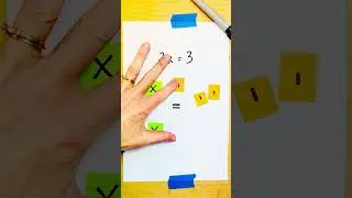 Solve a 1-step equation using paper algebra tiles