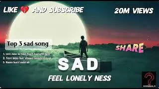 Top 3 sad songs 💔❤️‍🩹😔 #music #sadsong #song  #viralvideo #emotional #ikkis #azadbharat #dhurandhar 