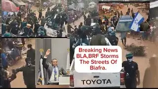 Breaking News Ogbunogwe Battalions B.L.A B.R.F Rolled Out In Streets Of Biafra Amid Display Parades