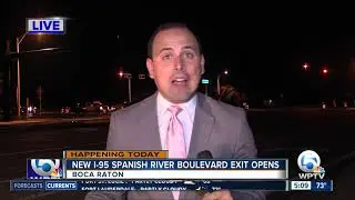 Spanish River Boulevard, I-95 interchange opens today in Boca Raton