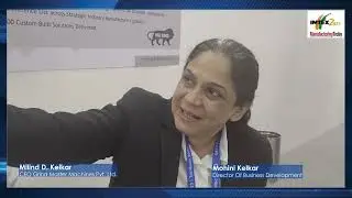 Milind D  Kelkar, CEO Grind Master Machines Pvt. Ltd Mohini Kelkar, Director Of Business Development