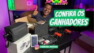 Revelado! Ganhadores do DJI Mini 5 Pro + iPhone 17 Pro Max e DJI Neo 2