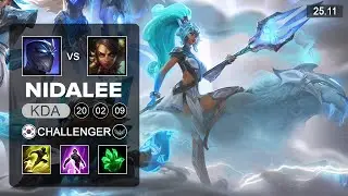Nidalee vs Shen Top - KR Challenger - Patch 25.11 Season 15