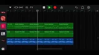 Distorted 909 kick + breakbeat + pad