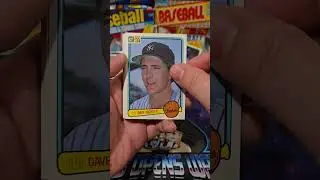 1983 Donruss baseball cards pack opening #sportscollectibles #sportscards #vintagecards #baseball
