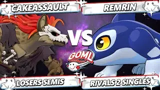 GOML 2025 LOSERS SEMIS - CakeAssault (Forsburn) Vs. Remrin (Orcane) Rivals 2 - RoA2