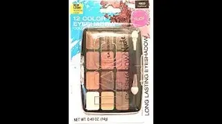L.A .COLORS Traditional Nude Eyeshadow Palette Review || L A Colors Eyeshadow || LA Colors