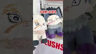 Genyameow is ready to ship!!#genya #sanemi #kny #anime #plushshop