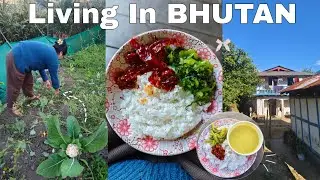 Living In BHUTAN : Simple village Life, Simple Happiness