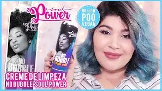 💦 Creme de Limpeza NO BUBBLE - SOUL POWER [Vegano, No/Low Poo] #VEDA6