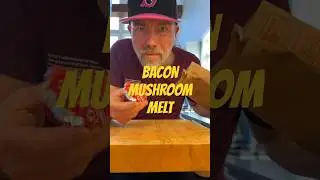 Bacon 🥓 Portabello 🍄 Melt @wendyscanada how&rsquo;s my version? #burger #wendys #cooking #shorts