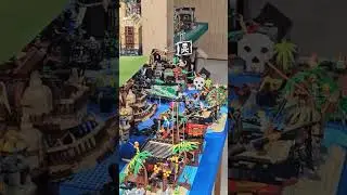 MASSIVE LEGO PIRATES DISPLAY!! #lego #legopirates #legodisplay #legocollection #legocity #pirates