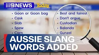 Aussie slang words added to the Oxford English Dictionary | 9 News Australia