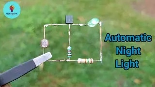 Automatic Night Light Using BC547 Transistor || Automatic Night Light Circuit