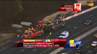 Bridge crash jams Beltway traffic