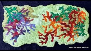 Thread Sketching in Action No 77 - Lichen Appliqué