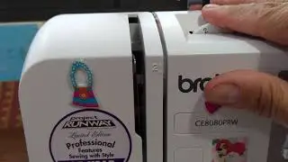 Brother CE8080 PRW/ ajuste de tensión.
