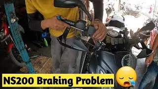 Have you guys faced the same problem in NS200?? NS200 Braking Problem || #ns200