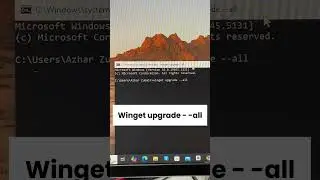 Boost Your PC Performance Instantly with winget Upgrade--all command #zestro #tips #tipsandtricks