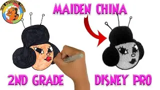 Lady Dancer | The China Plate  - How to Draw Disney's Silly Symphonies Easy
