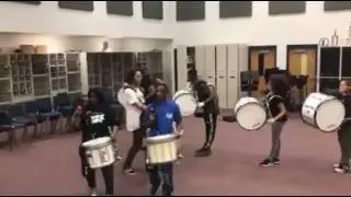 Block practice... Norview High School Drumline