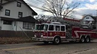 Tinicum Township Fire Company Ladder 48 Returning 11-21-18