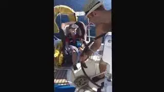 Auto helm gone wrong