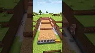 Minecraft Auto Crop Farm #shorts #meme #minecraft