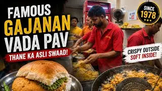 Thane&rsquo;s Legendary Vada Pav | Gajanan Special Taste Test 😍