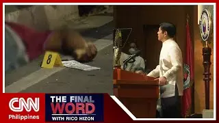 SONA 2023: Peace and order in Marcos' first year in office