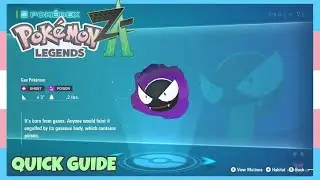 Where To Catch Gastly In Pokemon Legends ZA | Location Quick Guide