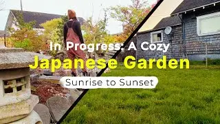 We Turned a Patch of Grass into a Japanese Garden | Cozy Vlog