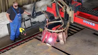 MEM modernisiert Blechzuschnitt mit erlcut Portalschneidanlage | Fasenaggregat | Bohrsenkungen