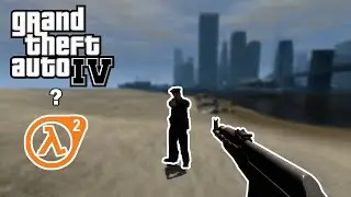 GTA 4 BUT its BHopping Niko vs Cops: Half Life Physics (ZMENU Mod)