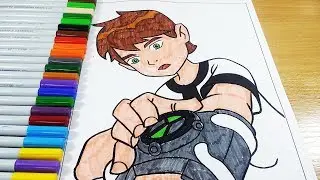Coloring Pages Ben 10 - Coloring Videos Ben 10 Coloring Book 2018