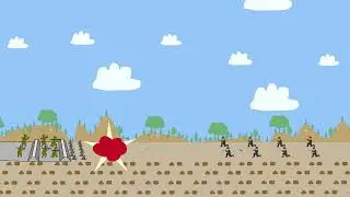 Maginot Line War, French bazooka soldier unit bombed German grenade rifle soldier unit