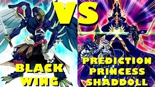 Real Life Yugioh - BLACKWING vs PREDICTION PRINCESS SHADDOLL | May 2016 Scrub League