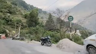 joshimath to badrinath by CT-100 Bike 08 june 2025