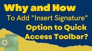 Why and How to Add 