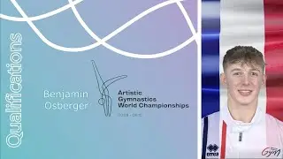 Antwerp 2023. 52nd FIG Artistic Gymnastics World Championships. QUAL OSBERGER Benjamin (FRA)