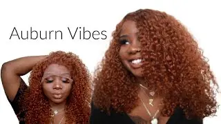 ♡ AFFORDABLE COLOR SERIES | 🍁 $exy Auburn Curls  | IN COLOR WIG