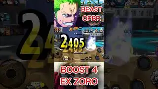 🔥 Boost 4 Extreme Zoro 💪 | Bounty Rush #onepiece #bountyrush #onepiecebountyrush