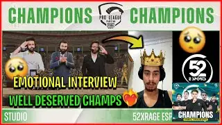 HOW 52xRAGE BECAME PMPL PAKISTAN SPRING SPLIT CHAMPIONS 🏆 52xRAGE FERO INTERVIEW