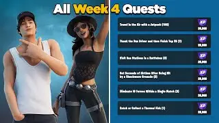 Fortnite All Week 4 Season Quests Guide - Chapter 3 Season 2