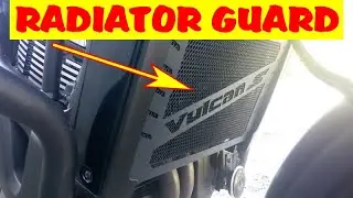 Установка защиты радиатора на Kawasaki Vulcan S 650