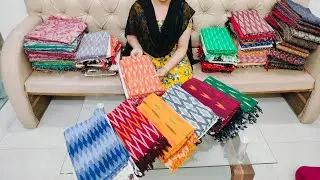 🙏8341904104🙏Pure cotton pochampally ikkath dress materials with free shipping 💐🙏🛍️🎉