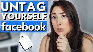 Как убрать отметку с себя на посте или фото в Facebook #facebook
