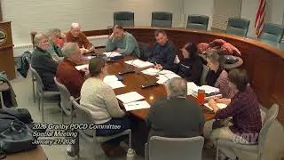 Granby Plan of Conservation and Developmernt Committee, Special Meeting - 01-27-26